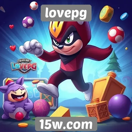 Variedade de jogos disponíveis em lovepg